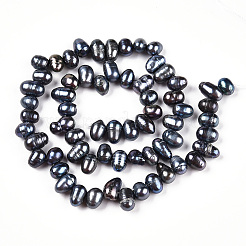 Natural Cultured Freshwater Pearl Beads Strands&nbsp;PEAR-N013-05L