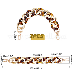 Acrylic Bag Chains&nbsp;DIY-WH0304-204