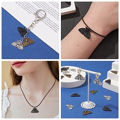 30Pcs 3 Colors Tibetan Style Alloy Pendants&nbsp;FIND-SZ0003-48