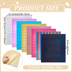 8Pcs 8 Colors Heat Transfer Vinyl Sheets&nbsp;FIND-NB0006-93