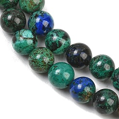 Natural Azurite Beads Strands&nbsp;G-P503-6MM-09