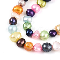 Natural Cultured Freshwater Pearl Beads Strands&nbsp;PEAR-N014-04J
