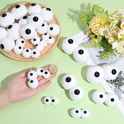 40Pcs 6 Styles Cartoon Plush Ball Ornament Accessories&nbsp;DIY-PH0038-17