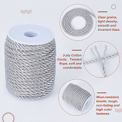 20 Yards 3-Ply Cotton Cord&nbsp;OCOR-WH0086-16A