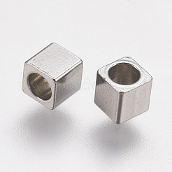 Tarnish Resistant 304 Stainless Steel Beads&nbsp;STAS-F195-027P-3x3mm