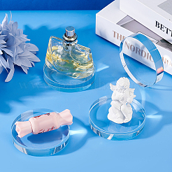 Transparent Glass Display Pedestals&nbsp;AJEW-WH0515-58B