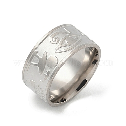 304 Stainless Steel Finger Rings for Women&nbsp;RJEW-F195-04P