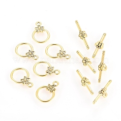 Tibetan Style Alloy Toggle Clasps&nbsp;LS-GLF1075Y