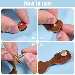 Cowhide Leather Spacer Beads&nbsp;FIND-CA0011-34
