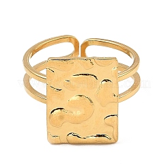 304 Stainless Steel Open Cuff Rings&nbsp;RJEW-Z018-17G