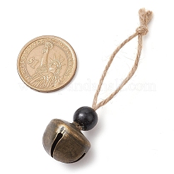 Iron Bell Pendant Decoration&nbsp;HJEW-JM02488-01