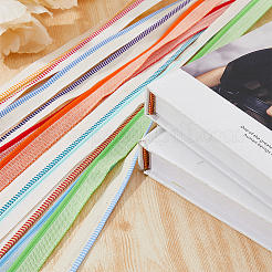 12Pcs 12 Colors Polyester Book Headbands&nbsp;OCOR-FH0001-34