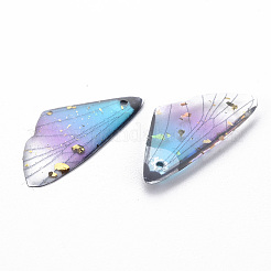 Transparent Resin Pendants&nbsp;RESI-Q216-001G