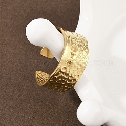 304 Stainless Steel Cuff Rings&nbsp;RJEW-D332-012L-G