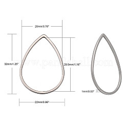 Tarnish Resistant 304 Stainless Steel Linking Rings&nbsp;LS-STAS-T047-16C