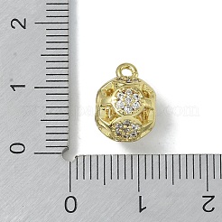 Rack Plating Brass Micro Pave Cubic Zirconia Tube Bails&nbsp;KK-A220-01G