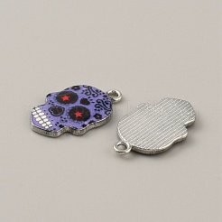 Alloy Enamel Pendants&nbsp;FIND-CJC0015-09D