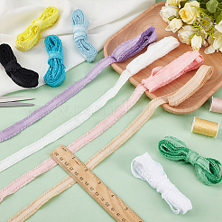 10 Colors Polyamide Elastic Stretch Lace Trim&nbsp;OCOR-FG0003-35