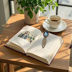 DIY Oval & Flat Round with Animal Bookmark Making Kits&nbsp;DIY-SC0032-10