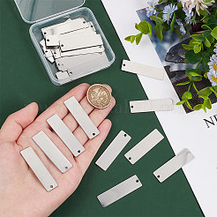 30Pcs 201 Stainless Steel Pendants&nbsp;STAS-UN0054-25