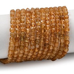 Natural Yellow Tourmaline Beads Strands&nbsp;G-D103-C10