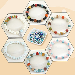 200Pcs 10 Colors Handmade Porcelain Beads&nbsp;PORC-PA0001-39