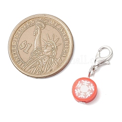 Handmade Polymer Clay Pendant Decorations&nbsp;HJEW-JM04028-01