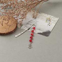 Tibetan Style Alloy Bookmarks for Halloween's Day&nbsp;AJEW-JK00164