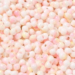 Two Tone Baking Paint Glass Seed Beads&nbsp;SEED-F005-01A-02
