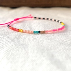 Bohemian Adjustable Glass Seed Beaded Bracelets for Women&nbsp;YP9037-2