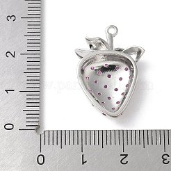 Brass Micro Pave Cubic Zirconia Pendants&nbsp;X-KK-P290-39P