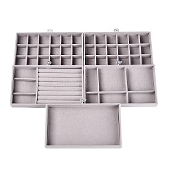 5-Tier PET Plastic Jewelry Storage Drawer Boxes&nbsp;CON-N016-01B