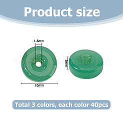 120Pcs 3 Colors Spray Painted Glass Beads&nbsp;GLAA-HS0001-18