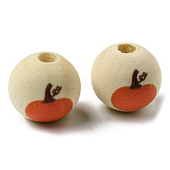 Autumn Wood European Beads&nbsp;WOOD-H105-04E-01