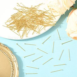 SHEGRACE Brass Flat Head Pins&nbsp;XGR0084G-32G