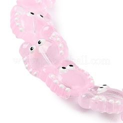 Transparent Glass Beads Strands&nbsp;LAMP-L078-010F