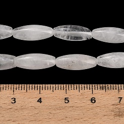 Natural Quartz Crystal Beads Strands&nbsp;GG-CBA792A-B01-6x16mm