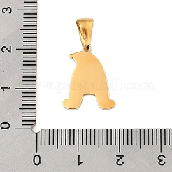 Christmas Theme 304 Stainless Steel Pendants&nbsp;STAS-R007-01A-G