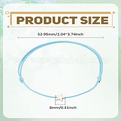 1Pc Adjustable Waxed Cord Bracelets&nbsp;BJEW-LP0002-41B