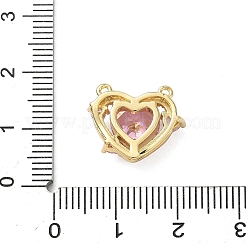 Brass Pave Cubic Zirconia Pendants&nbsp;KK-A273-27G