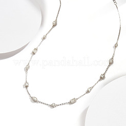 925 Sterling Silver Pendant Necklaces&nbsp;NJEW-L116-02P