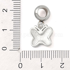 304 Stainless Steel European Dangle Charms&nbsp;STAS-I177-08P