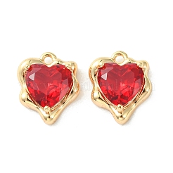 Brass Micro Pave Cubic Zirconia Charms&nbsp;KK-L208-06G-05