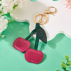1Pc PU Leather Alloy Keychains&nbsp;KEYC-TA0001-47A