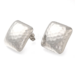 304 Stainless Steel Rhombus Stud Earrings&nbsp;EJEW-I312-04P