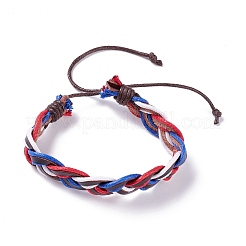 Leather Cord Bracelets Set for Men Women&nbsp;LS-BJEW-C005-02B