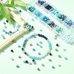 DIY Round Natural Gemstone Beads Bracelets Making Kits&nbsp;DIY-YW0011-83