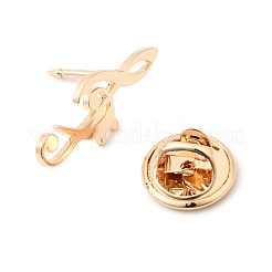 Musical Note Lapel Pin Backs&nbsp;JEWB-K035-02B-KCG