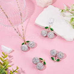 2Pcs Alloy Cherry Charms&nbsp;FIND-TA0009-30E