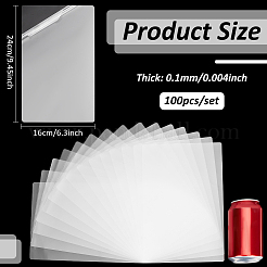 100Pcs Plastic Laminating Pouch Film Photo Protecting Sheets&nbsp;AJEW-WH0606-55B